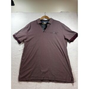 Claiborne Mens XXL* Polo Shirt Geometric Cotton Classic Fit